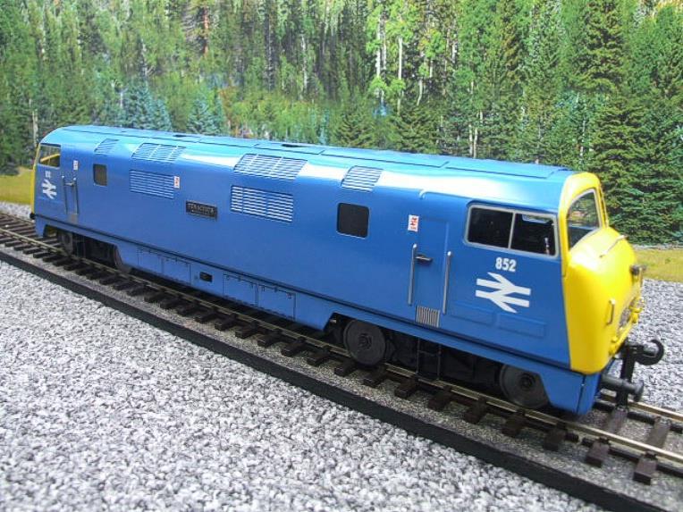 Ace Trains, O Gauge E32-D1, BR Blue, D852, Warship Diesel Named "Tenacious" Elec 2/3 Rail Bxd image 5