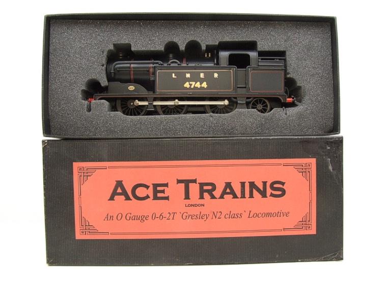Ace Trains O Gauge E/11 LNER Lined Satin Black N2 Class 0-6-2 Tank Loco R/N 4744 Elec 2/3 Rail Bxd image 12