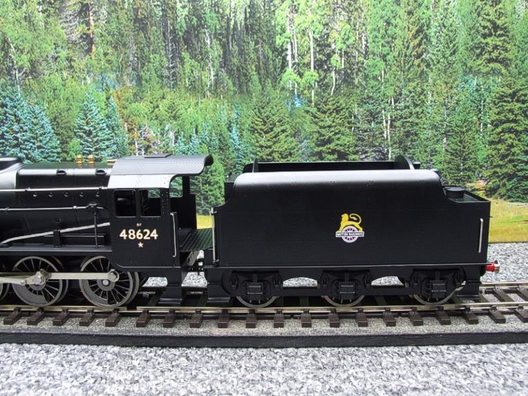 Ace Trains O Gauge E38E, Early Pre 56 BR Satin Black Class 8F, 2-8-0 Locomotive and Tender R/N 48624 image 7