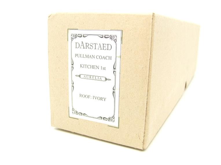 Darstaed O Gauge Kitchen 1st "Aurelia" Ivory Roof Pullman Coach Lit Interior 2/3 Rail Boxed image 15