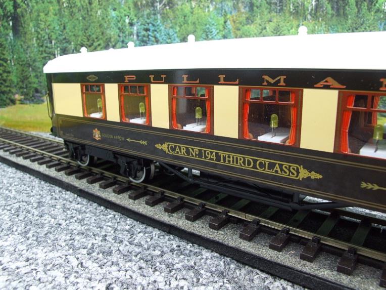 Darstaed O Gauge Golden Arrow "Car No. 194 Third Class" Ivory Roof Pullman Coach 2/3 Rail Boxed image 6