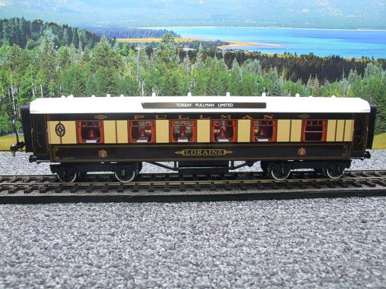 Darstaed O Gauge Kitchen 1st, "LORAINE" Ivory Roof Pullman Coach Boxed image 5