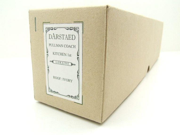 Darstaed O Gauge Kitchen 1st, "LORAINE" Ivory Roof Pullman Coach Boxed image 11