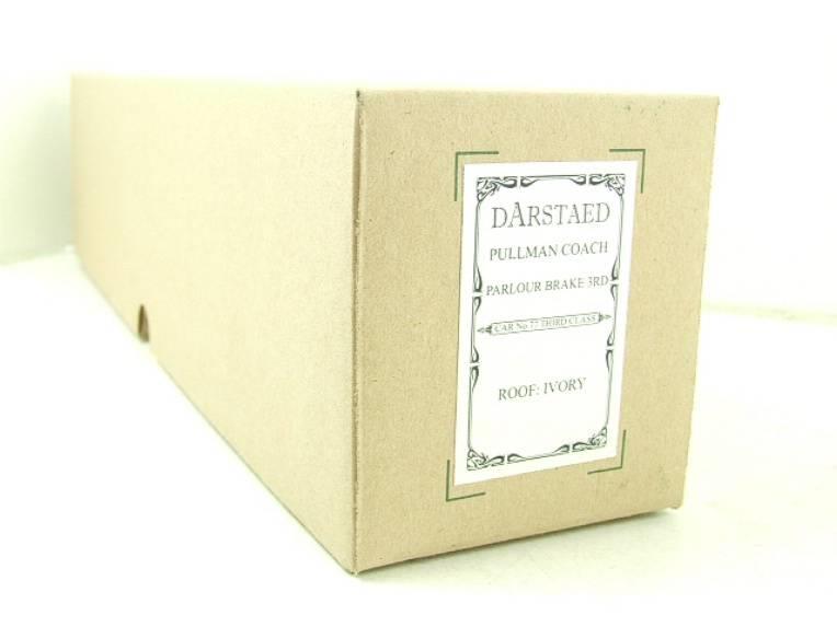 Darstaed O Gauge Parlour Brake 3rd "Car No 77" Ivory Roof Pullman Coach image 14