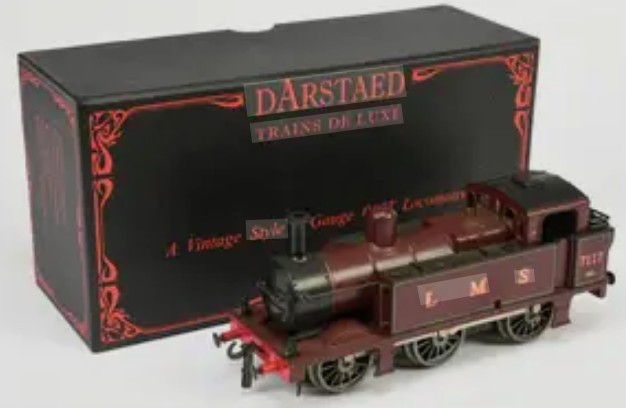 Darstaed O Gauge LMS Maroon Lined Late 3F Jinty 0-6-0 Tank Loco R/N 7156 Electric 3 Rail Boxed image 1