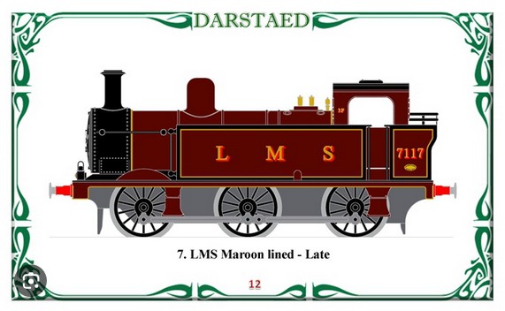 Darstaed O Gauge LMS Maroon Lined Late 3F Jinty 0-6-0 Tank Loco R/N 7156 Electric 3 Rail Boxed image 2