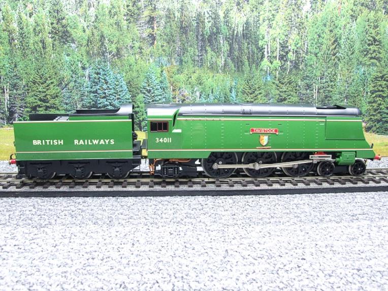 Ace Trains O Gauge E9 BR Lined Apple Green West Country Class Bulleid Pacific British Railways 4-6-2 Loco & Tender Named "Yeovil" R/N 34004, Electric 2/3 Rail Boxed image 4