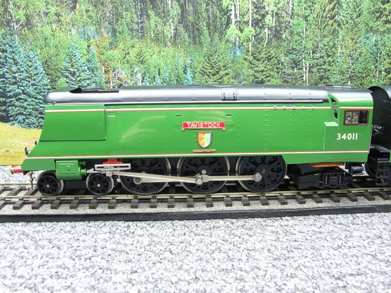 Ace Trains O Gauge E9 BR Lined Apple Green West Country Class Bulleid Pacific British Railways 4-6-2 Loco & Tender Named "Yeovil" R/N 34004, Electric 2/3 Rail Boxed image 5