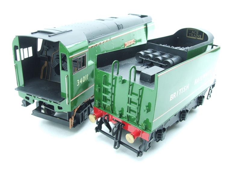 Ace Trains O Gauge E9 BR Lined Apple Green West Country Class Bulleid Pacific British Railways 4-6-2 Loco & Tender Named "Yeovil" R/N 34004, Electric 2/3 Rail Boxed image 9