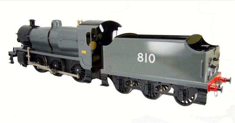 Bassett-Lowke O Gauge BL99042 SECR Grey Maunsell 2-6-0 'Loco & Tender N' Class Mogul 2/3 Rail R/N 810 Boxed image 12
