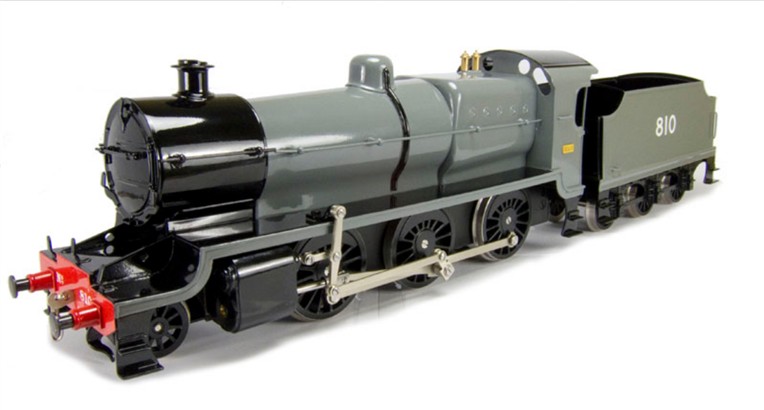 Bassett-Lowke O Gauge BL99042 SECR Grey Maunsell 2-6-0 'Loco & Tender N' Class Mogul 2/3 Rail R/N 810 Boxed image 13
