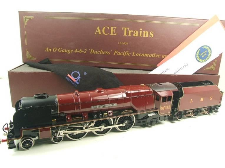 Ace O Gauge E12E LMS Duchess Pacific "Duchess of Sutherland" R/N 6233 Electric 2/3 Rail Bxd image 22