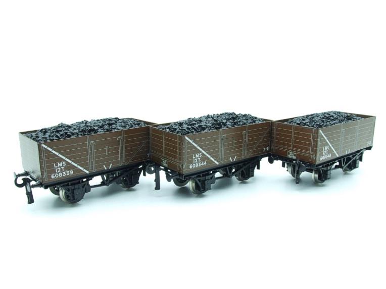 Ace Trains O Gauge G/5 WS13 "LMS Brown" 12T Open Coal Wagons x3 Set 13 Bxd image 11