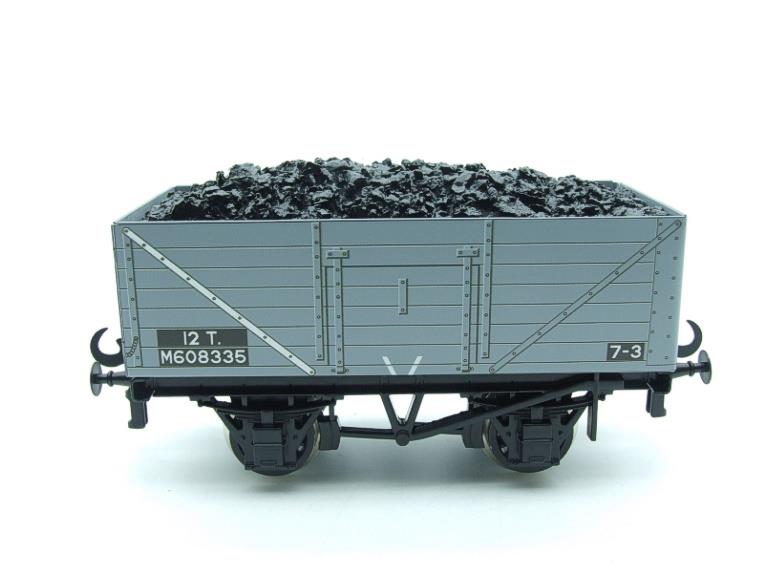 Ace Trains O Gauge G/5 WS12 "BR Grey" 12T Open Coal Wagons x3 Set 12 Bxd image 12