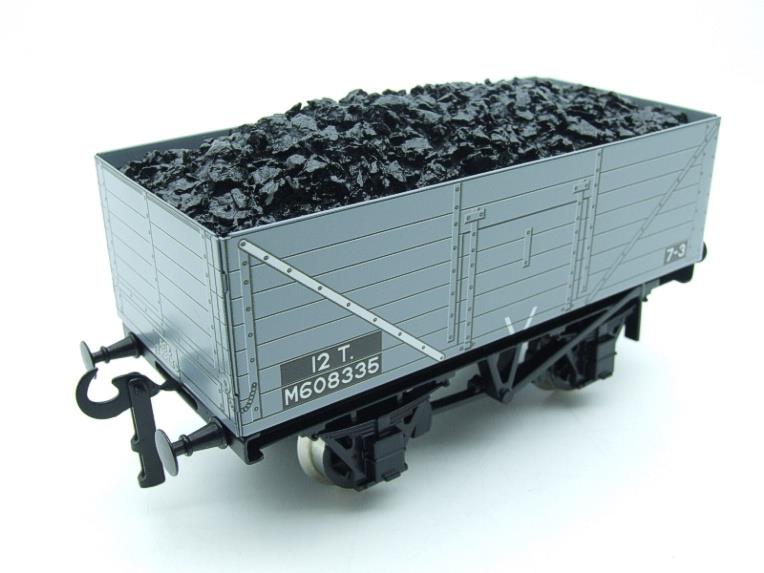 Ace Trains O Gauge G/5 WS12 "BR Grey" 12T Open Coal Wagons x3 Set 12 Bxd image 13