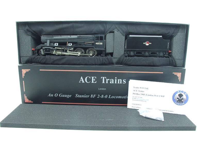 Ace Trains O Gauge E38G1 Late Post 56 BR Satin Black Class 8F, 2-8-0 Locomotive and Tender R/N 48158 image 19