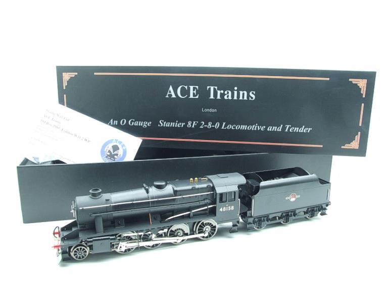 Ace Trains O Gauge E38G1 Late Post 56 BR Satin Black Class 8F, 2-8-0 Locomotive and Tender R/N 48158 image 21