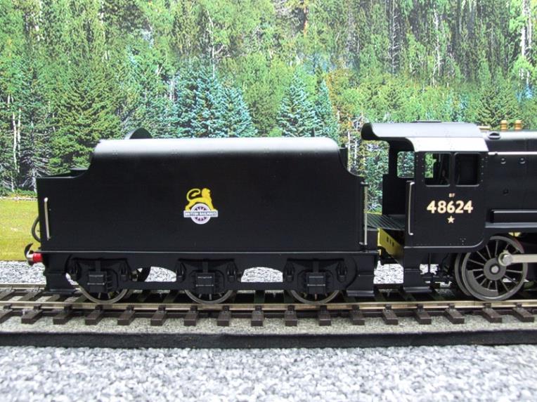 Ace Trains O Gauge E38E, Early Pre 56 BR Satin Black Class 8F, 2-8-0 Locomotive and Tender R/N 48624 image 11