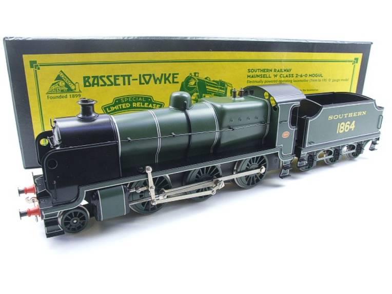 Bassett Lowke O Gauge BL99003 SR Green Maunsell N Class Mogul R/N 1864 Elec 2/3 Rail Boxed image 22