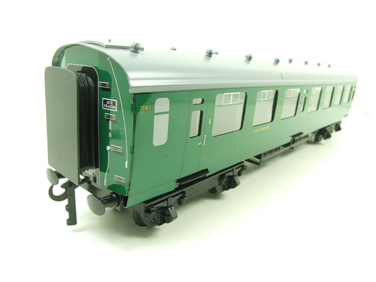 Ace Trains O Gauge C21B SR Green Bulleid Post War x3 Coaches Set B Boxed image 15