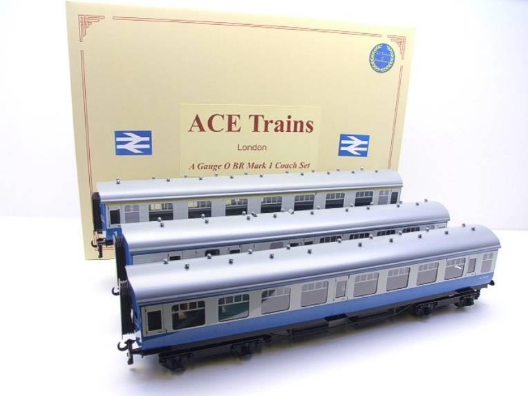 Ace Trains O Gauge C13-C BR Mark 1 Coaches x3 Set 2/3 Rail Boxed image 20