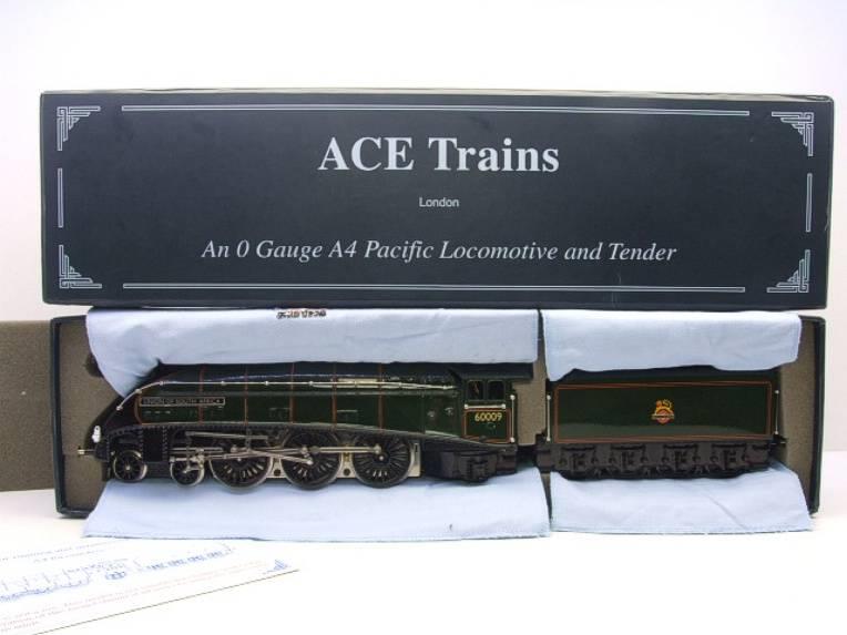 Ace Trains O Gauge E/4 BR A4 Pacific "Union of South Africa" R/N 60009 Electric 3 Rail Boxed image 18