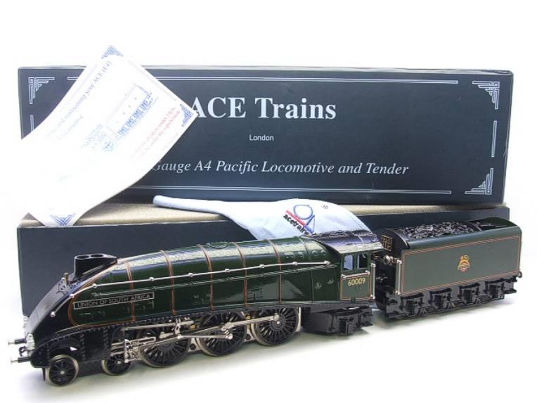 Ace Trains O Gauge E/4 BR A4 Pacific "Union of South Africa" R/N 60009 Electric 3 Rail Boxed image 22