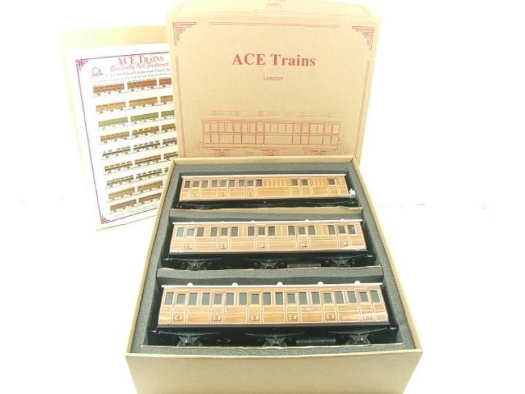 Ace Trains O Gauge C24 LNER Six Wheel White Clerestory Roof Clemenson x3 Coaches Set 2 Bxd image 17