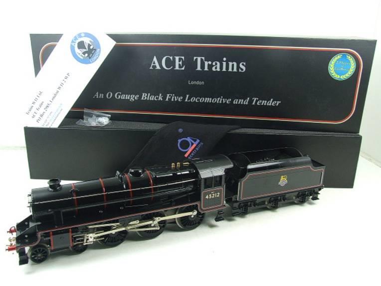 Ace Trains O Gauge E19C2 Early BR Gloss Black 5 4-6-0 Loco & Tender R/N 45212 image 22