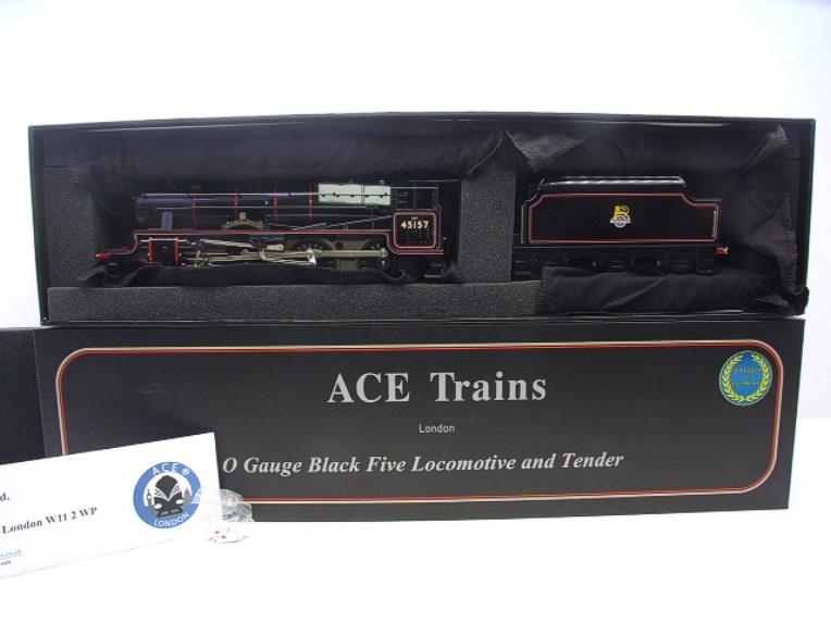 Ace Trains O Gauge E19-C3 BR 5P/5F Stanier Black 5 Class 5MT "The Glasgow Highlander" R/N 45157 Electric 2/3 Rail  Boxed image 20