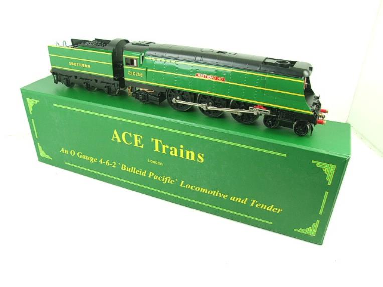 Ace Trains O Gauge E9 Bulleid Pacific SR "Westward Ho" R/N 21C136 Electric 2/3 Rail image 22