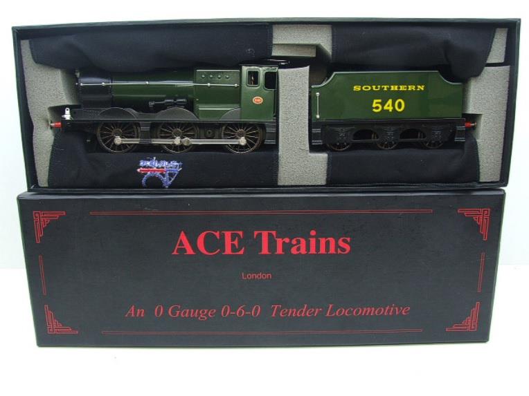 Ace Trains O Gauge E5 SR Green Q Class Loco & Tender R/N 540 Electric 3 Rail Boxed image 18