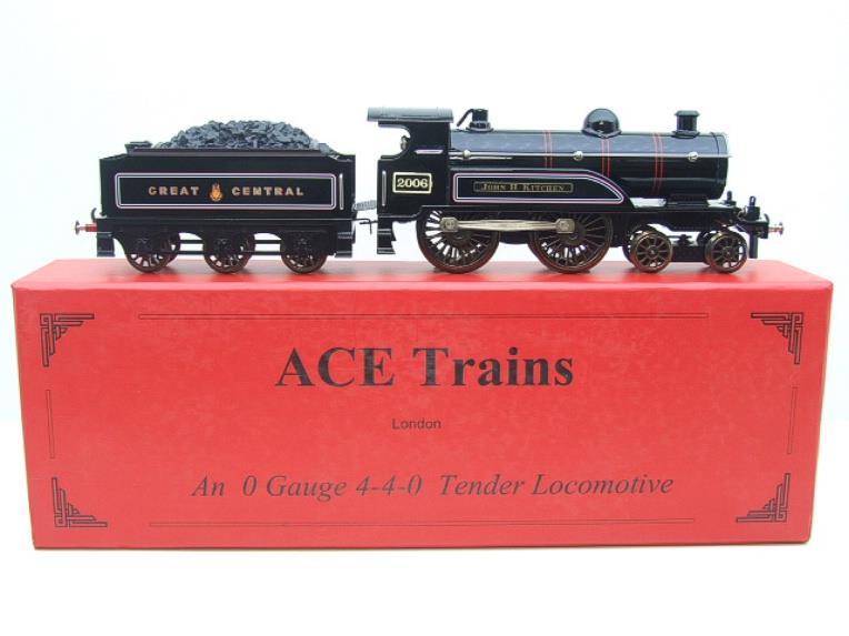 Ace Trains O Gauge E/3 "Great Central" 4-4-0 Loco & Tender "John H Kitchen" R/N 2006 Elec 3 Rail Bxd image 1