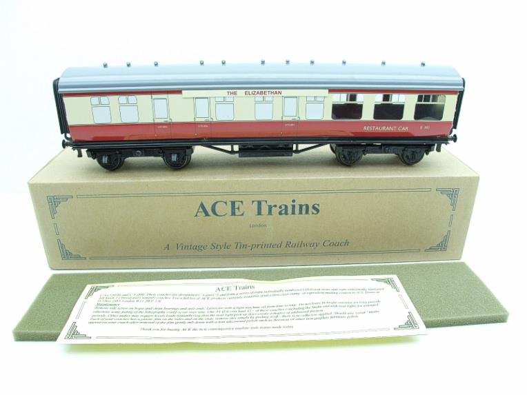 Ace Trains O Gauge C5R BR "The Elizabethan" Restaurant Buffet Coach R/N E302 Boxed image 18