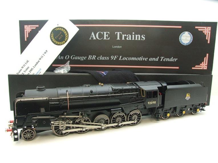 Ace Trains O Gauge E28K "Tyne Dock" Class 9F BR Loco & Tender R/N 92098 Electric 2/3 Rail Bxd image 22