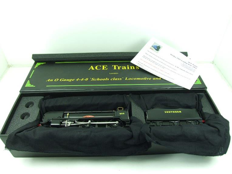 Ace Trains O Gauge E/10P SR Black Schools Class "Westminster" R/N 908 Electric 2/3 Rail Bxd image 19