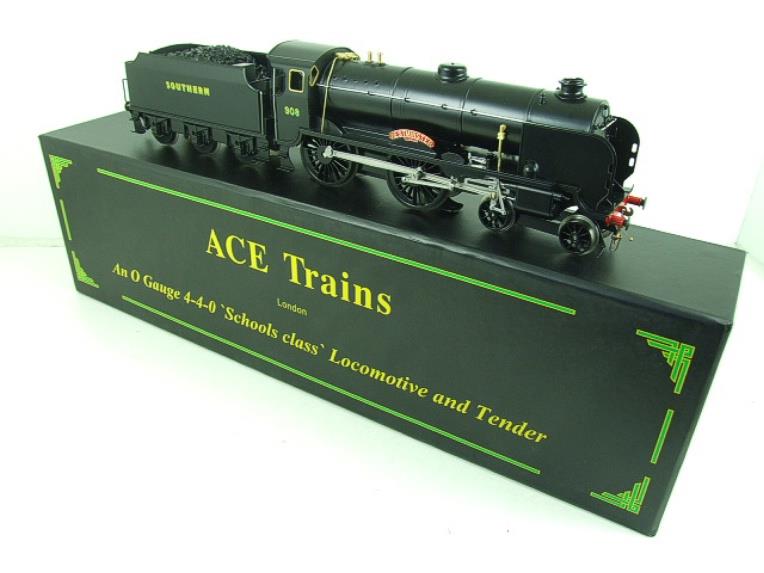 Ace Trains O Gauge E/10P SR Black Schools Class "Westminster" R/N 908 Electric 2/3 Rail Bxd image 21