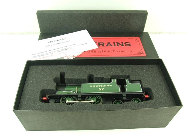 Ace Trains O Gauge E24B SR Southern Maunsell Green M7 Tank Loco 0-4-4 R/N 52 Electric 2/3 Rail Boxed image 16