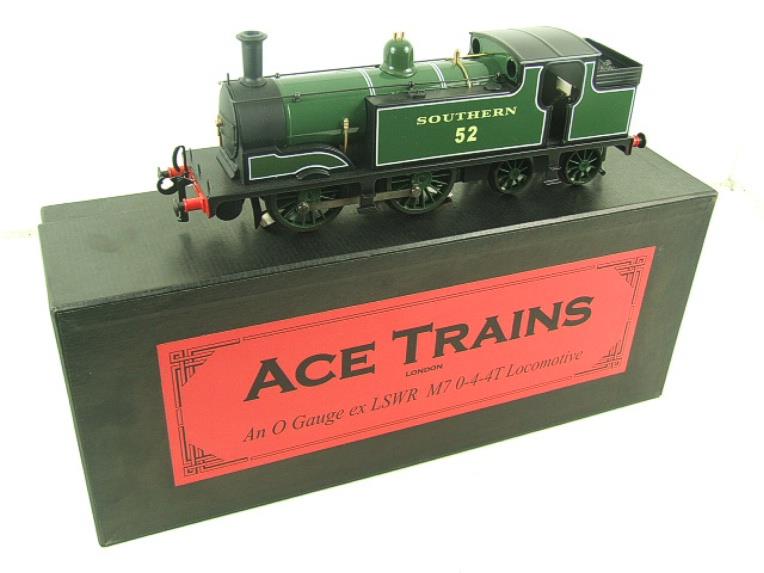 Ace Trains O Gauge E24B SR Southern Maunsell Green M7 Tank Loco 0-4-4 R/N 52 Electric 2/3 Rail Boxed image 20