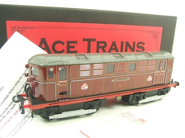 Ace Trains O Gauge E/17 Metropolitan Red Named "Olilver Cromwell" Bo Bo Loco No 2 Electric 2/3 Rail image 2
