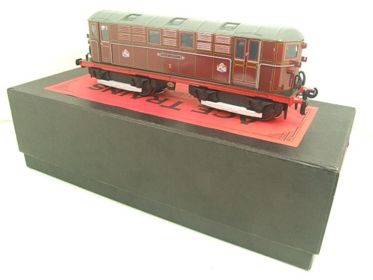 Ace Trains O Gauge E/17 Metropolitan Red Named "Olilver Cromwell" Bo Bo Loco No 2 Electric 2/3 Rail image 3