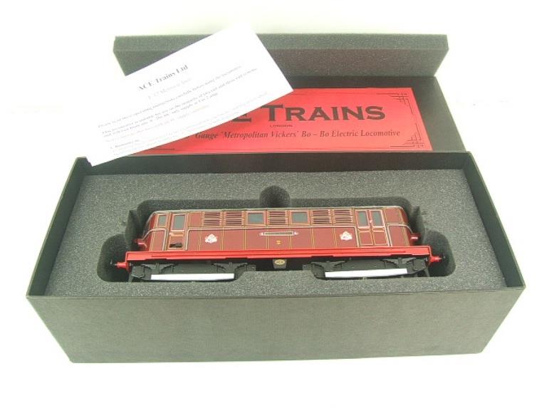 Ace Trains O Gauge E/17 Metropolitan Red Named "Olilver Cromwell" Bo Bo Loco No 2 Electric 2/3 Rail image 11
