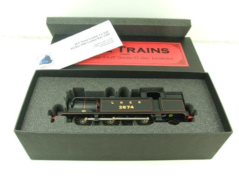 Ace Trains O Gauge E/11 LNER Satin Black N2 Class 0-6-2 Tank Loco R/N 2674 Electric 2/3 Rail Boxed image 16