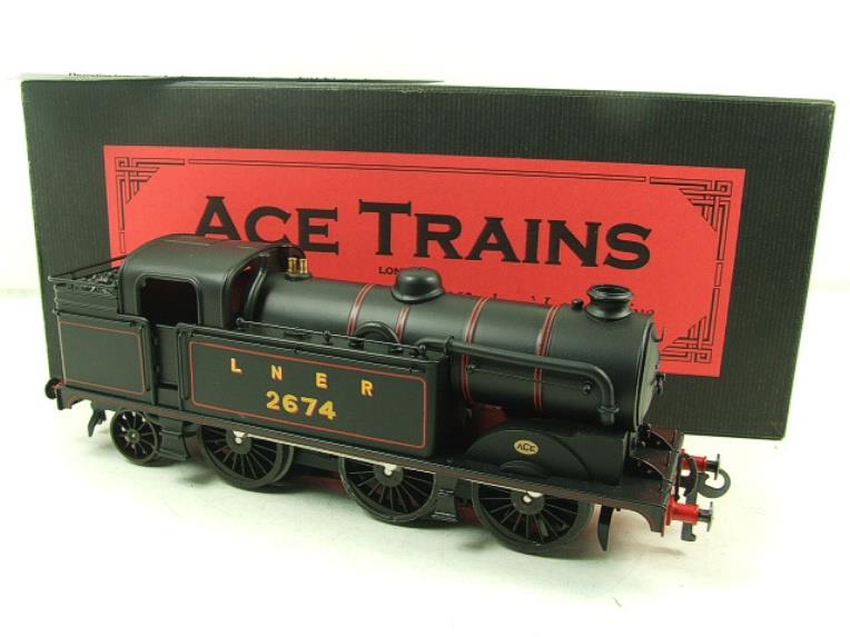 Ace Trains O Gauge E/11 LNER Satin Black N2 Class 0-6-2 Tank Loco R/N 2674 Electric 2/3 Rail Boxed image 18