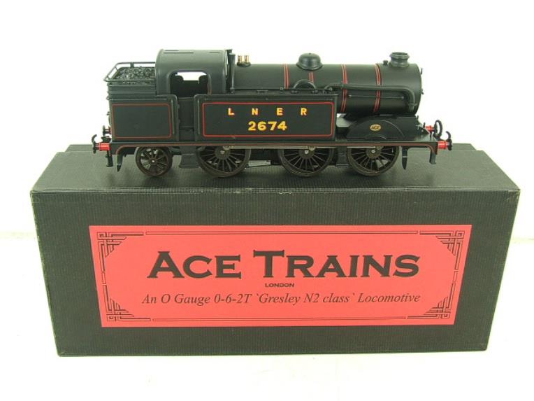 Ace Trains O Gauge E/11 LNER Satin Black N2 Class 0-6-2 Tank Loco R/N 2674 Electric 2/3 Rail Boxed image 20