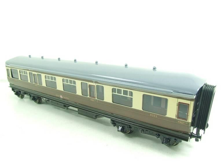 Ace Trains O Gauge C12 GWR Brown & Cream "Hawksworth" Coaches x3 Set A Boxed 2/3 Rail image 16