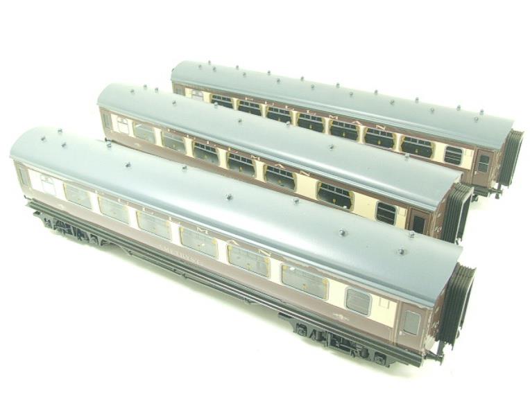 Ace Trains O Gauge C14 BR MK 1 Pullman Coaches x3 Set A Bxd 2/3 Rail Grey Roofs image 20