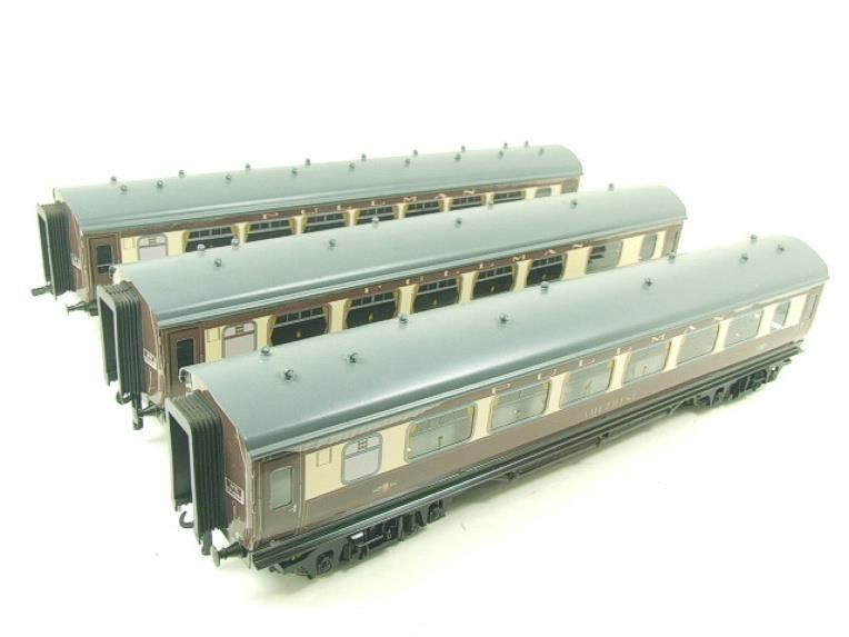 Ace Trains O Gauge C14 BR MK 1 Pullman Coaches x3 Set A Bxd 2/3 Rail Grey Roofs image 21