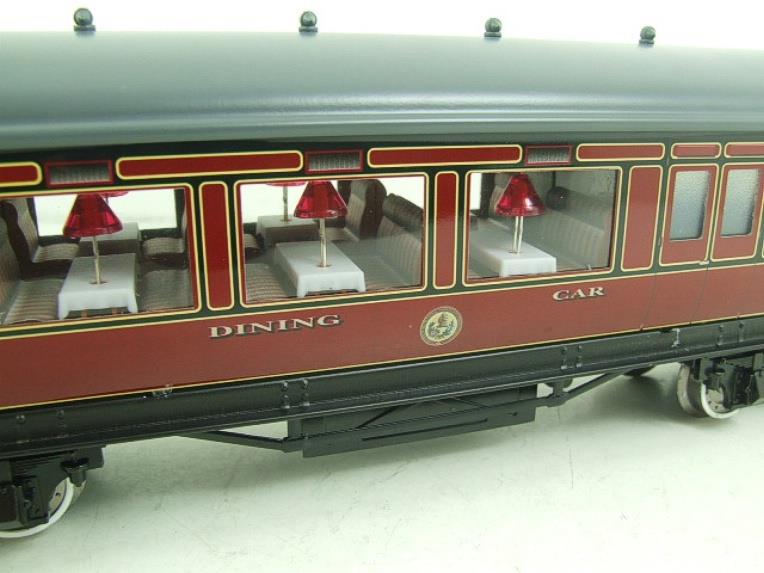 Darstaed O Gauge LMS Period 2 Corridor Coaches x3 Boxed 2/3 Rail Set B image 11