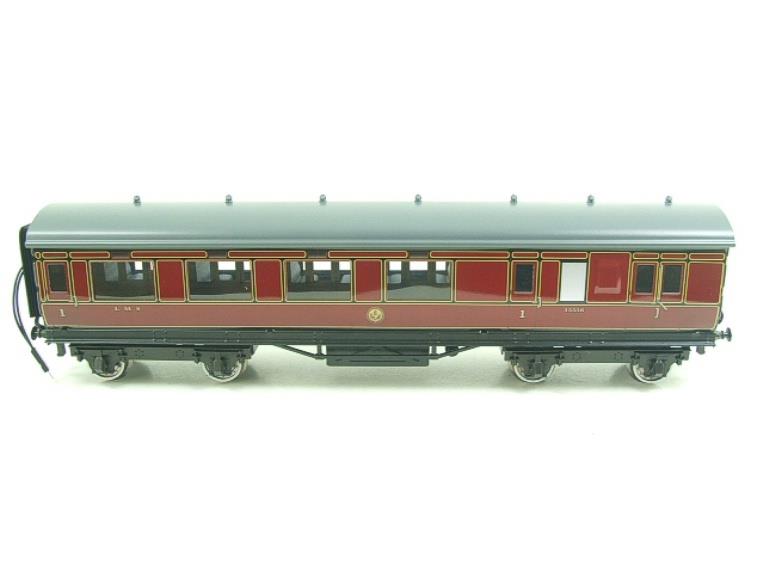 Darstaed O Gauge LMS Period 2 Corridor Coaches x3 Boxed 2/3 Rail Set B image 15